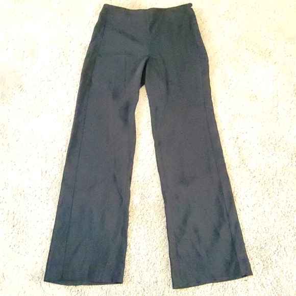Chico's Black Label Satin Pants 8 - Picture 1 of 9